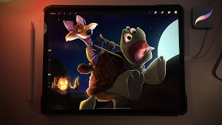 Procreate Quick Tutorial: Portrait Mode your Art! screenshot 2