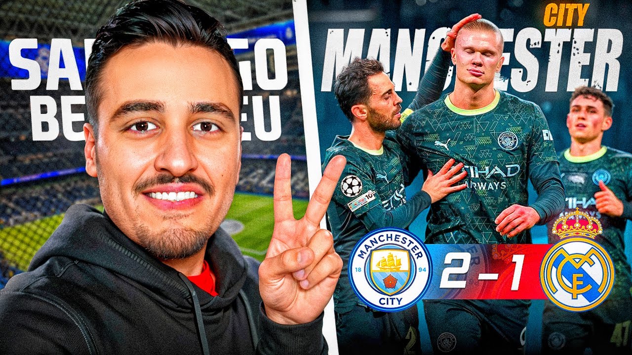 ولاگ بازی رئال مادرید و منچستر سیتی 😳🔥 | چه شبی بود!