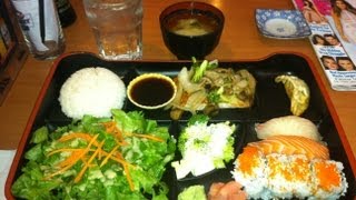 Hanami Sushi & Grill: Lunch Bento (Salmon & Sushi) Review