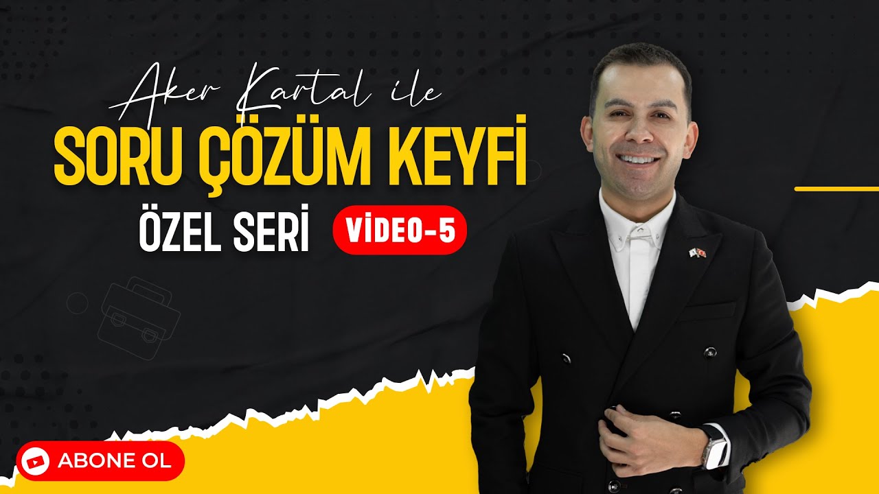 Aker Kartal ile Keyifli Soru Çözüm - 5 (Sözcük Türleri) #akerkartal