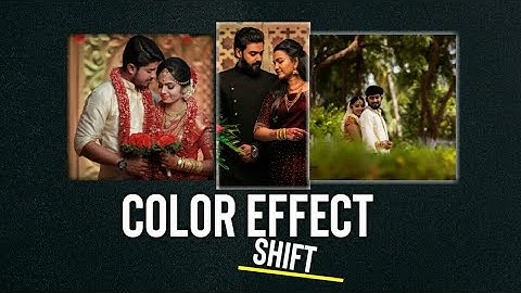 Coloring flash effect and shift animation in status video