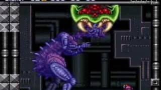 Super Metroid 15 Final Boss: Motherbrain, Ending/Credits