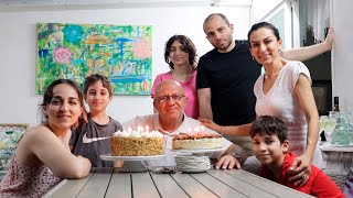 Празднуем День Рождение Мужа  Семейный Ужин Тортики  Семейный Влог  Heghineh