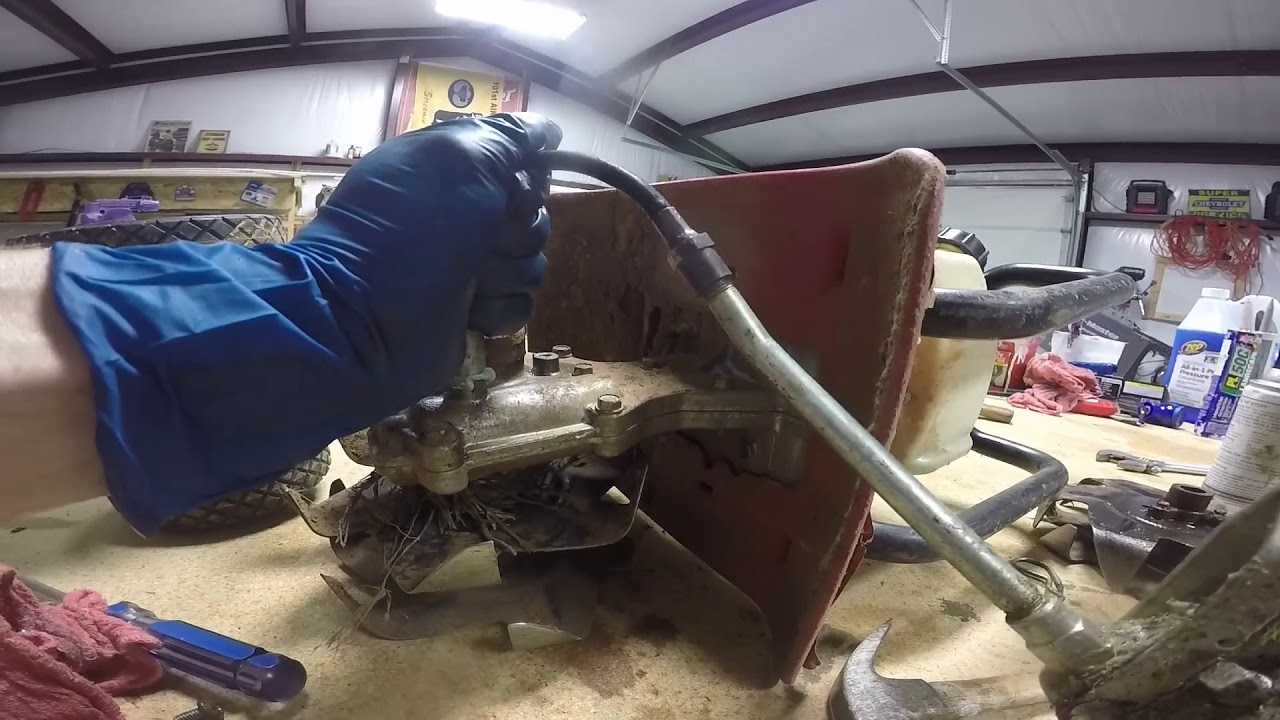 Honda FG110 Mini Tiller Transmission Greasing/Service YouTube
