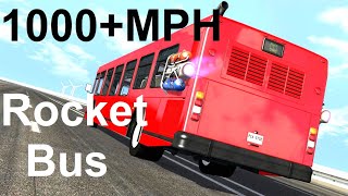 Nitrous/Rocket Bus - Defintion Of Insanity! BeamNG. Drive