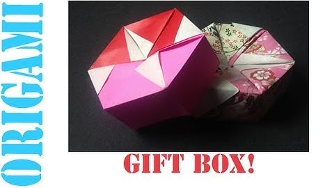 Easy Origami Hexagon Box Lid Ver. 3 (Modular 2 Piece) Tutorial!