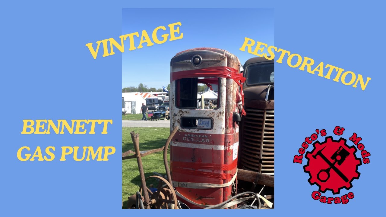 Реставрация винтажного газового насоса Bennett, часть №1