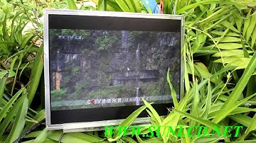 Sunlight readable display, transflective lcd with Optical bonding monitor