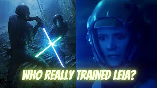 The Jedi Who REALLY Trained Leia (NOT LUKE) - Star Wars Explained