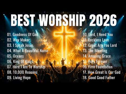 BEST WORSHIP 2026 ✝️ Goodness Of God, Top Praise & Worship Songs Playlist | Nonstop Christian Music