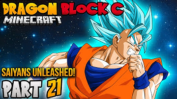 Dragon Block C: Saiyans Unleashed! Open Server! - (Minecraft Mod) - Episode 21