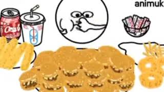 Fifth Montage Of Cartoon Characters Eating