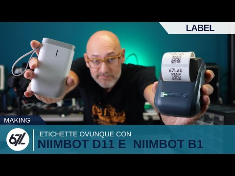 ETICHETTE FACILI e per tutti con NIIMBOT D11 e B1!
