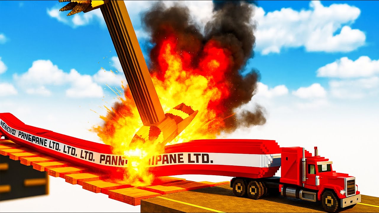 Cars vs Giant Spike Hammers | Teardown