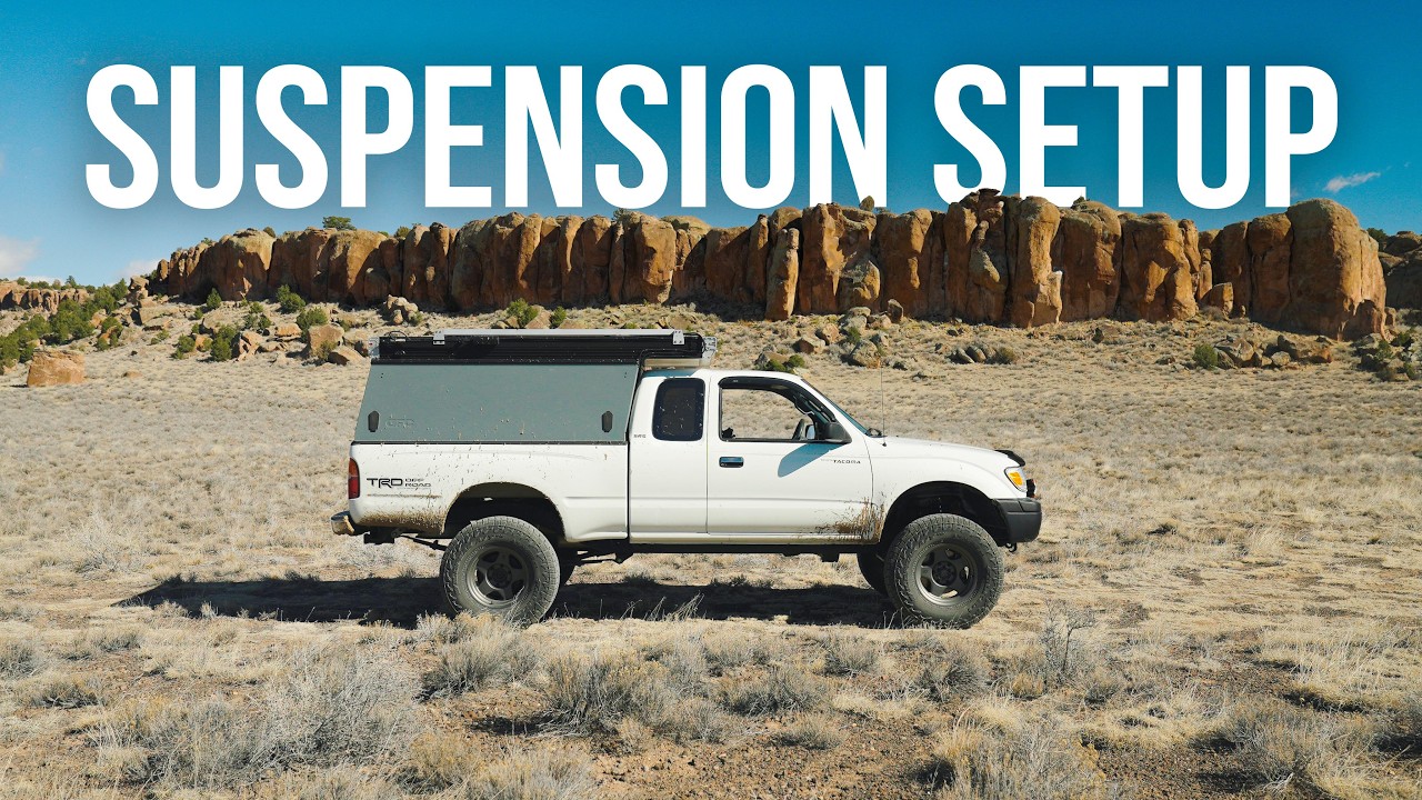 Моя подвеска для Toyota Tacoma первого поколения (готовая к установке кемпера).