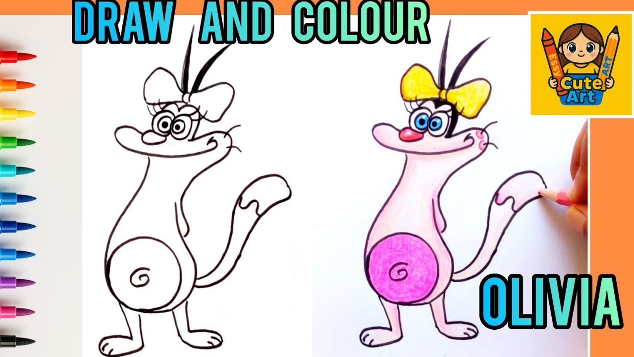 How To Draw Cute Olivia EASY Step by Step Art Tutorial For Kids how-to-draw-cute-olivia-easy-step-by-step-art-tutorial-for-kids