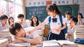Nobody Dared Approach the Cold Top Student—Until a Bold Transfer Girl Sat Beside Him & Sparks Flew!