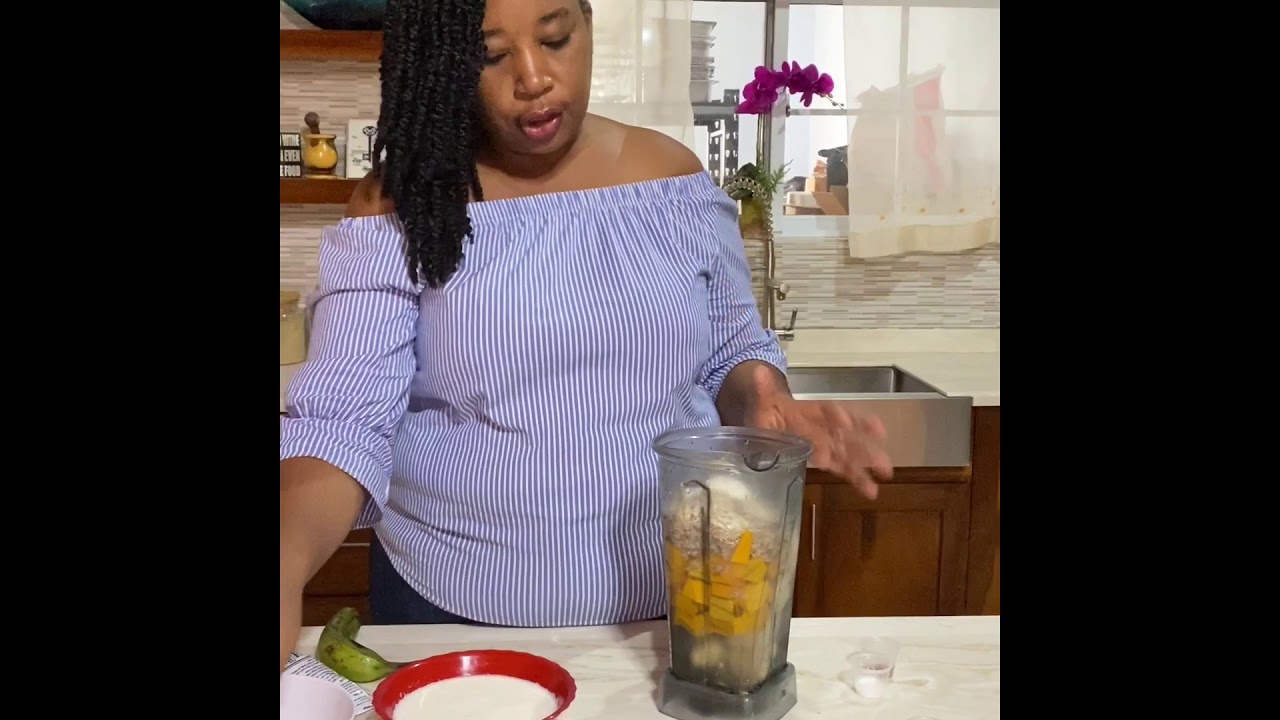 Home made Jamaican bulgur banana porridge YouTube