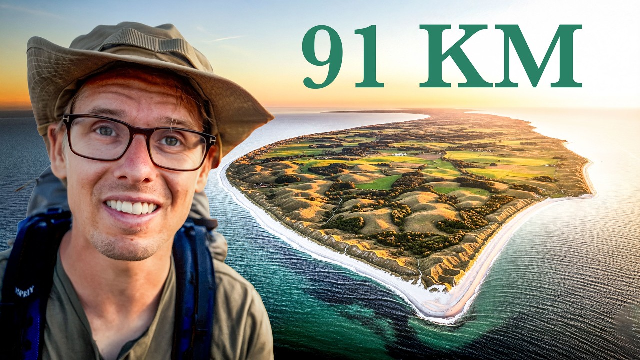 91 km vandring Samsø Rundt - på stranden