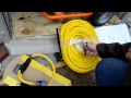 100ft 10/4 AWG Generator Cord Voltage drop test