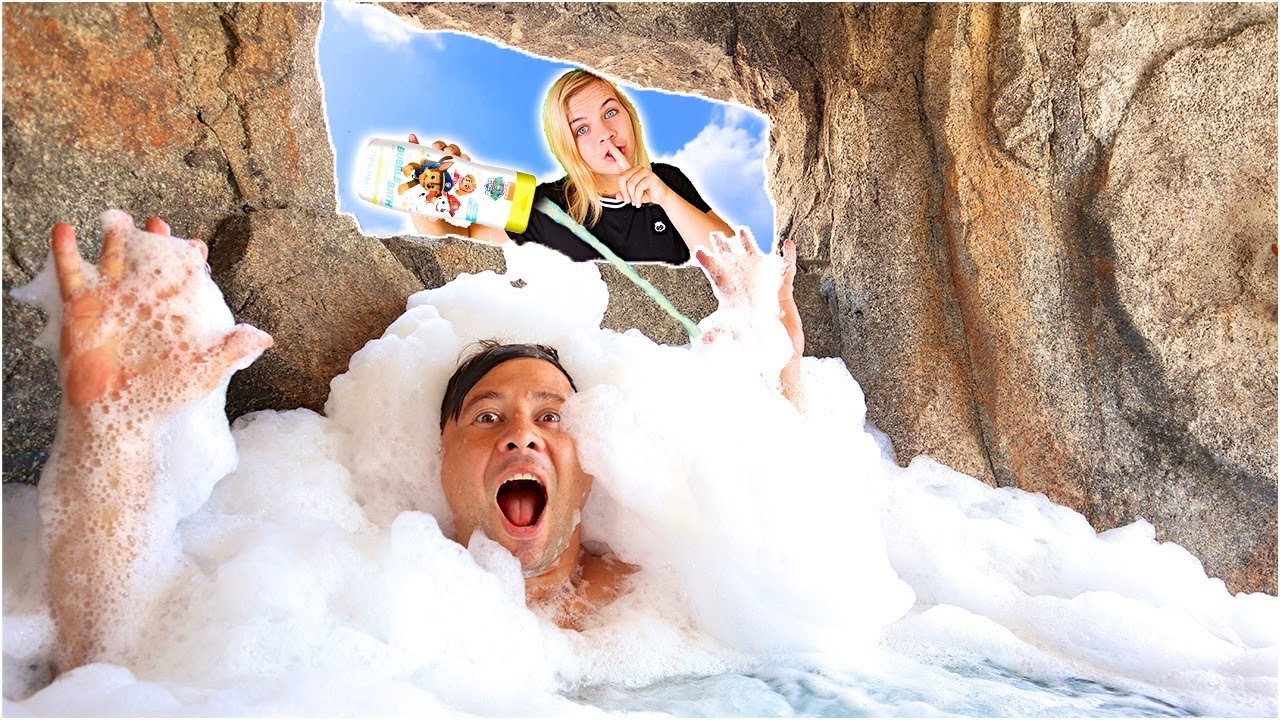 Bubble Bath Swimming Pool Prank On Fiancé! 🛁 (WHAT HAPPENS