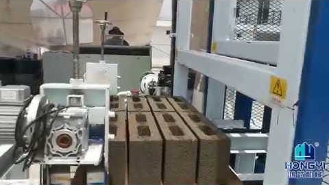 Hongyi QT6-15 hollow block machine in Mexico
