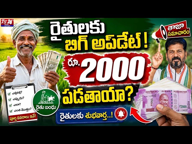 PM Kisan 20th Installment | రూ.2000 ఎప్పుడు పడతాయి?|TS24 News