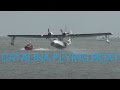 FLYING BOAT! Consolidated PBY Catalina PH -PBY take off from water + flyby!