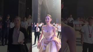 Zhong Chuxi At The Shanghai Cooperation Organization Countries Film Festival Wore A Long D