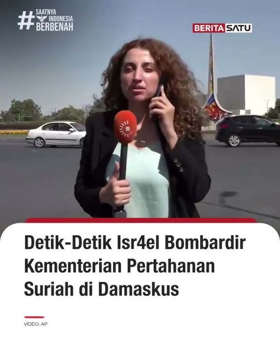 Detik-detik Israel Bombardir Kementerian Pertahanan Suriah di Damaskus #beritasatu