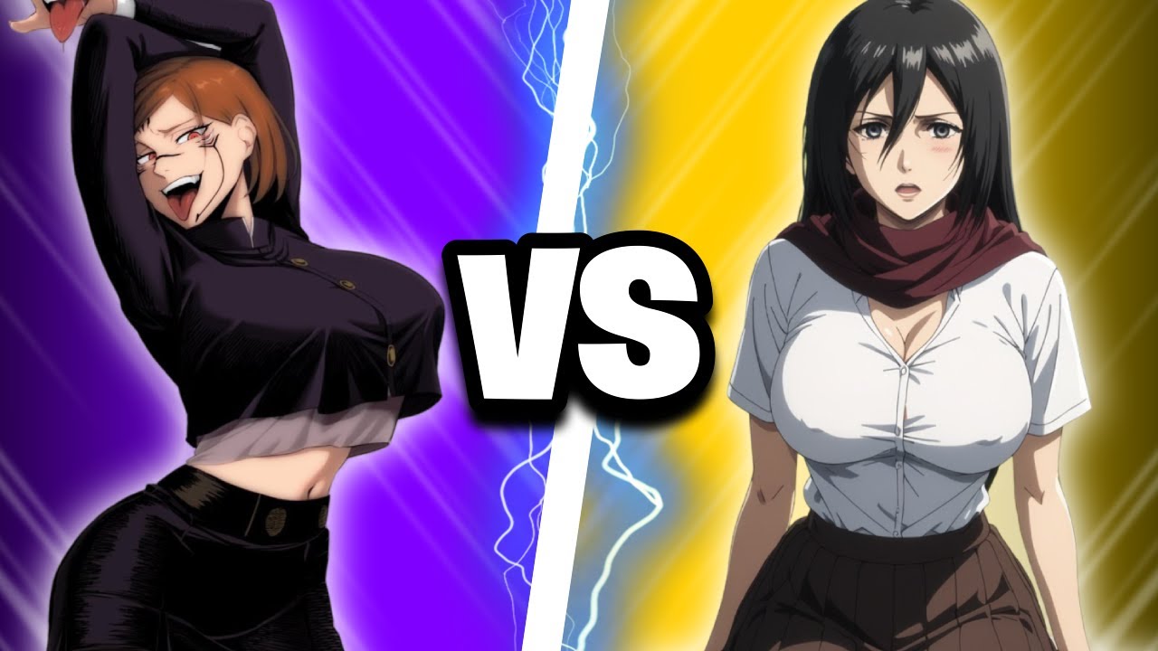 Mikasa Ackerman VS Nobara Kugisaki Clash Of Fanart HD YouTube mikasa-ackerman-vs-nobara-kugisaki-clash-of-fanart-hd-youtube