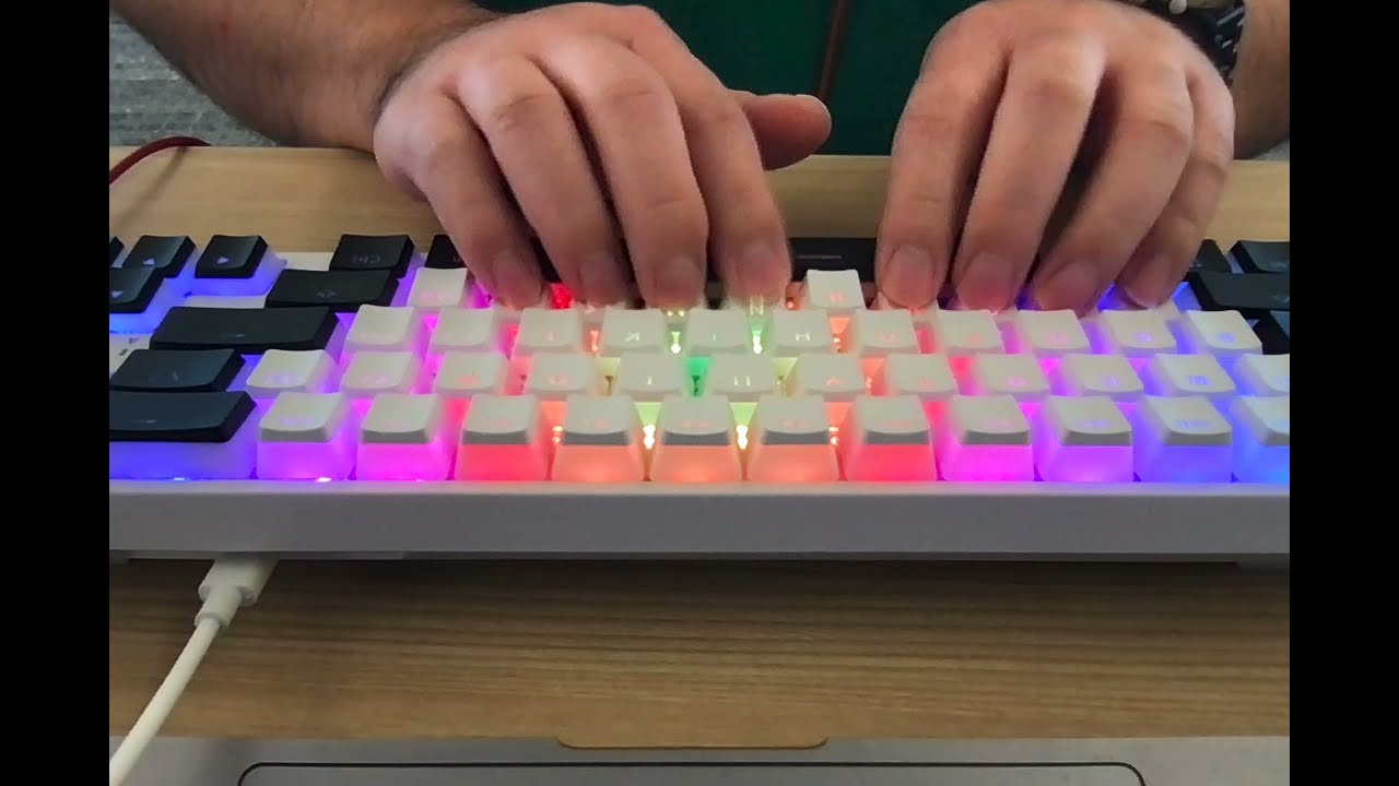 LTC Nimbleback with JWK Lavender switches (using MacBook Pro camera and