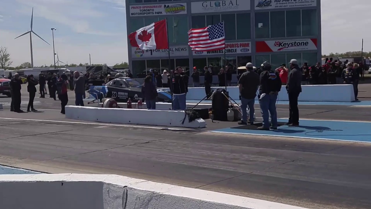 Alcohol Funny Car burnouts