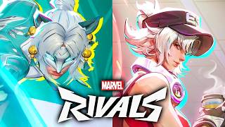 Marvel Rivals - All White Fox Abilities, Skins, Emotes, Intro & MVP Animations (4K 60FPS)