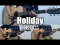 Holiday  scorpion  acoustic guitar instrumental cover 