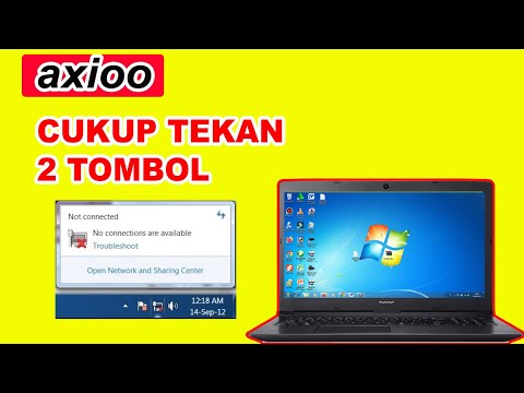 CARA MENGAKTIFKAN WIFI LAPTOP AXIOO