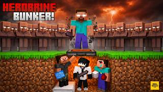 HEROBRINE ATTACKED OUR VILLAGE IN MINECRAFT!!