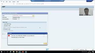 95 - ABAP OOPS - Persistence Class - Generation Part1