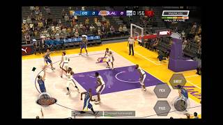 Warriors vs Lakers NBA 2K Mobile Rewind | Hall of Fame Difficulty | Curry Dunk &amp; 3s