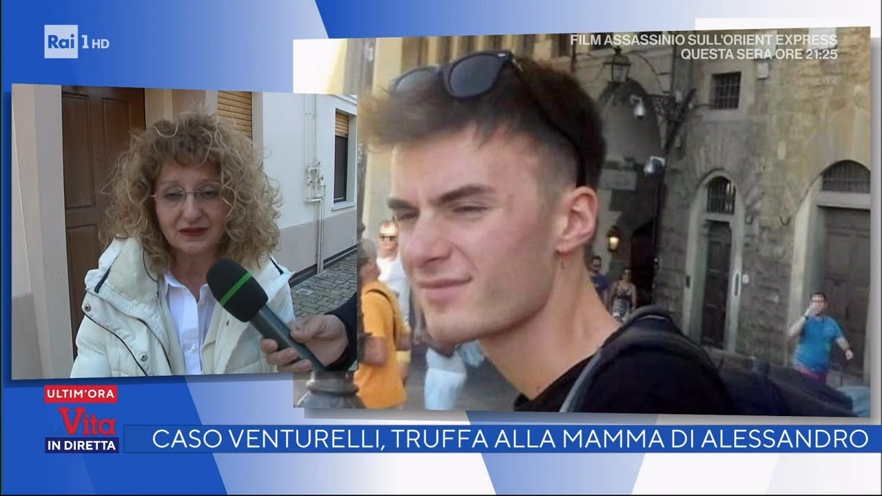 Caso Venturelli, truffa alla mamma di Alessandro - La vita in diretta 23/03/2022