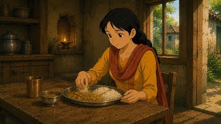 A Day in the Life of a Village Girl | Peaceful Rural Routine | Ghibli Inspired 4K Animation screenshot 1