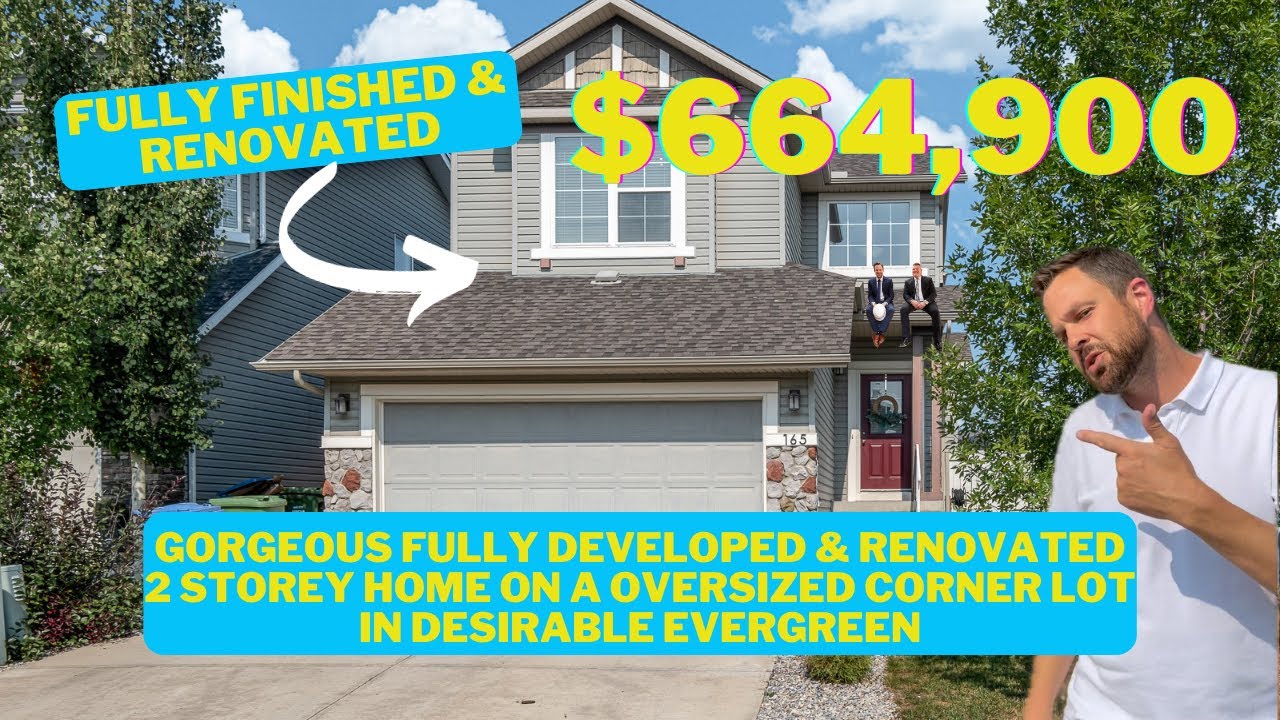 Come tour this fully finished & renovated home on a corner lot in