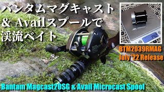 【渓流ベイト】バンタムマグキャストとAvailのスプールで渓流釣行【Bantam Magcast & Avail Microcast Spool】