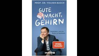 Gute Nacht, Gehirn – Wie Prof. Dr. Volker Busch zeigt, dass guter Schlaf bereits vor dem Einschla...