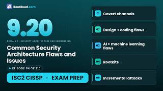 CISSP 9.20 - Common Security Architecture Flaws & Issues - Exam Prep