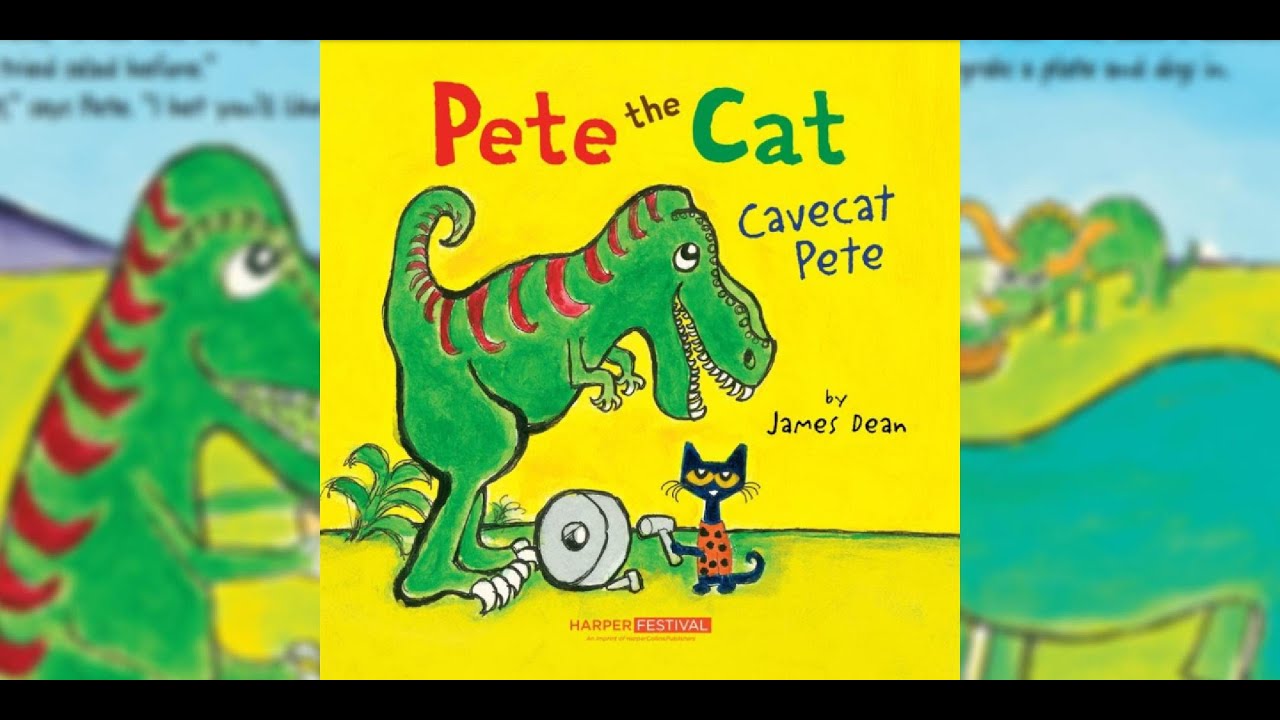 Read Aloud Story for Children EP82: Pete the Cat | Cavecat Pete😸📖📚 ...