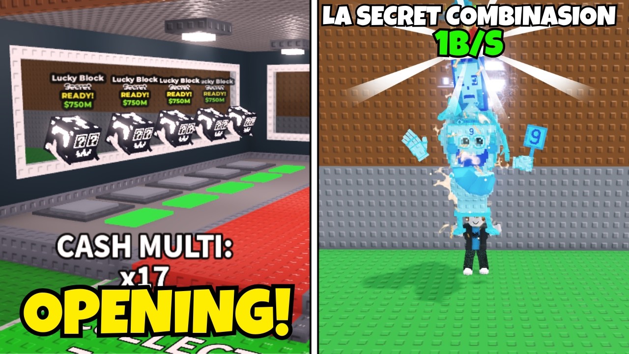 CZY 50 SECRET LUCKY BLOCKÓW STARCZY ABY TRAFIĆ LA COMBINASION W STEAL A BRAINROT?! Roblox