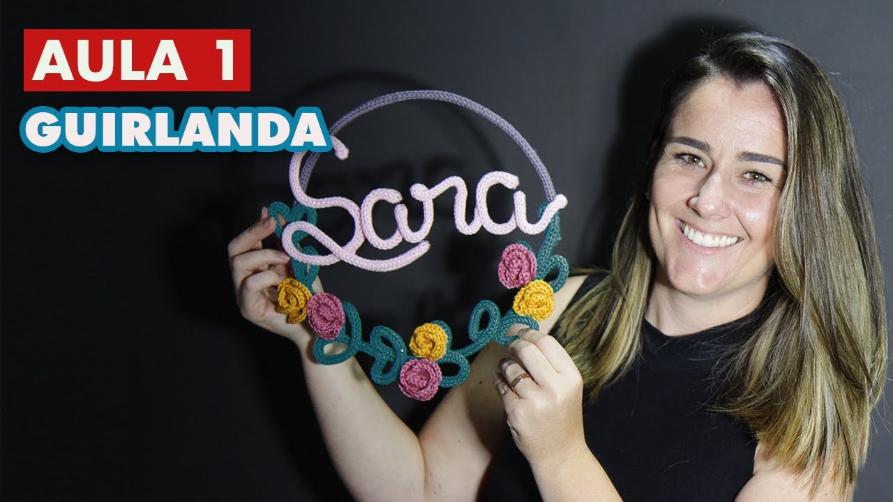 Como fazer Guirlanda de TRICOTIN