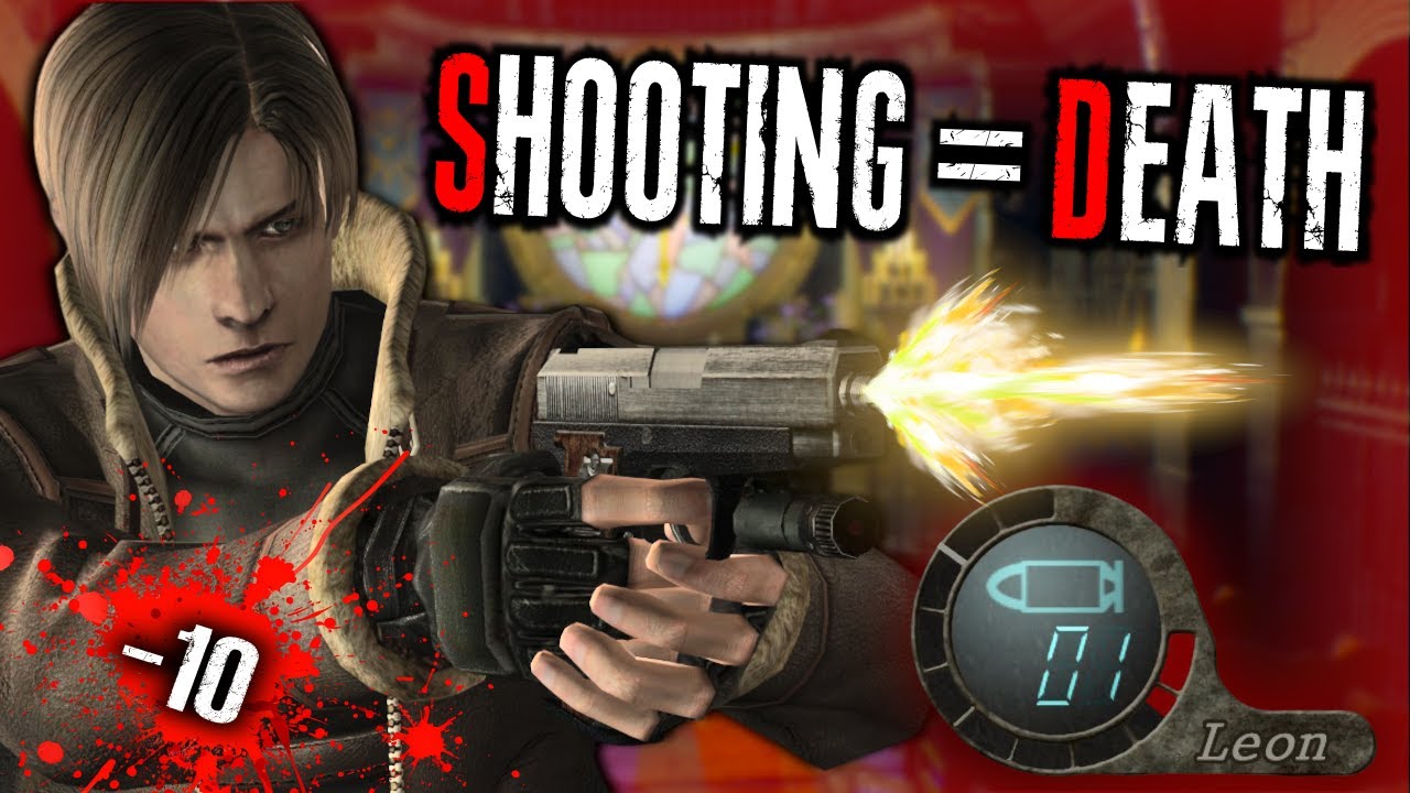Я заставил RE4 наказать меня за стрельбу... Это было УЖАСНО