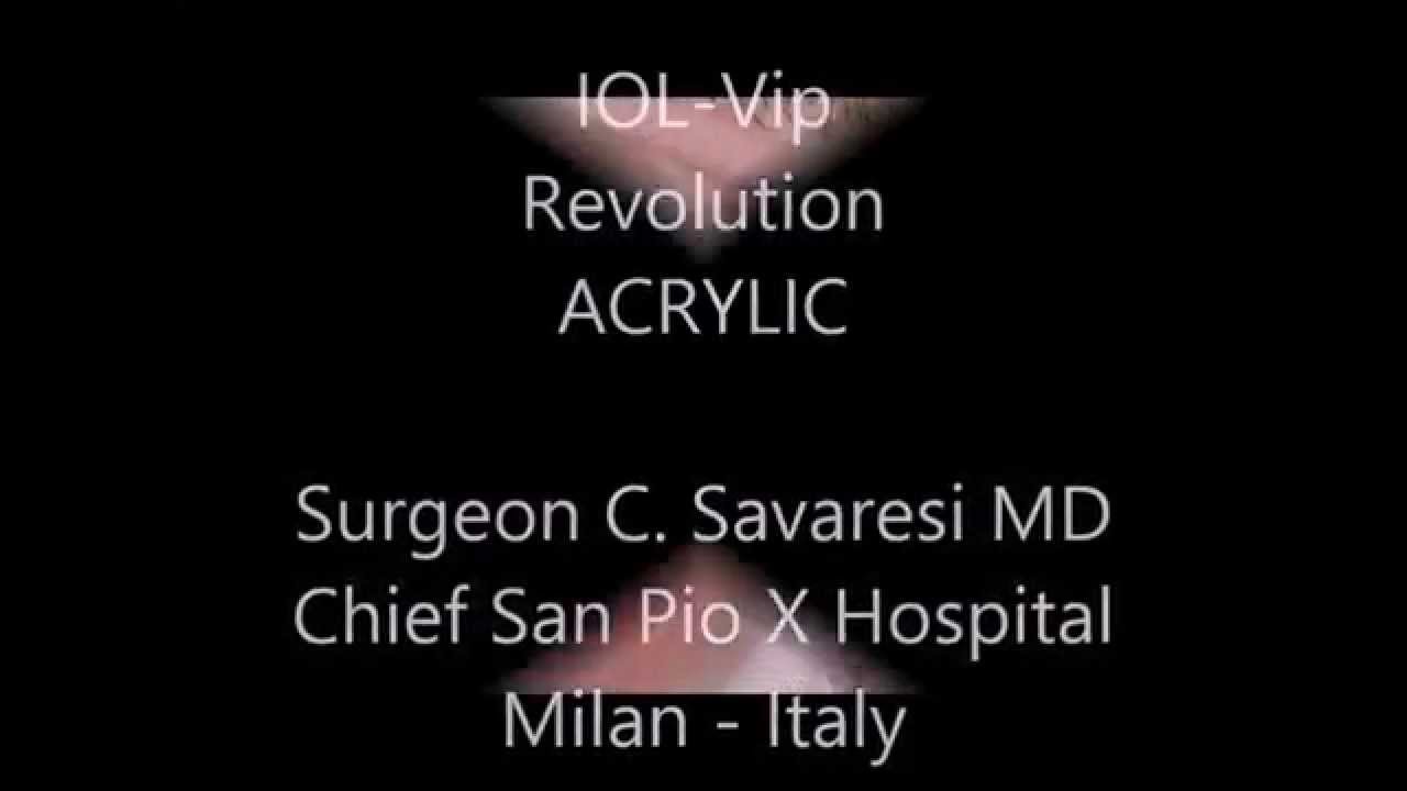 IOL Vip Revolution Acrylic - YouTube